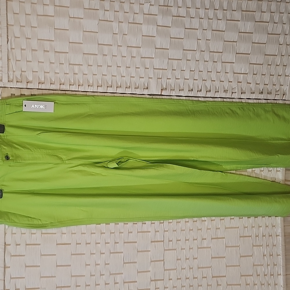 DKNY- NWT Bright Green Wide Leg Pants